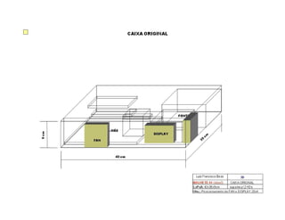 Esboços de chassis e componentes internos de Servidor