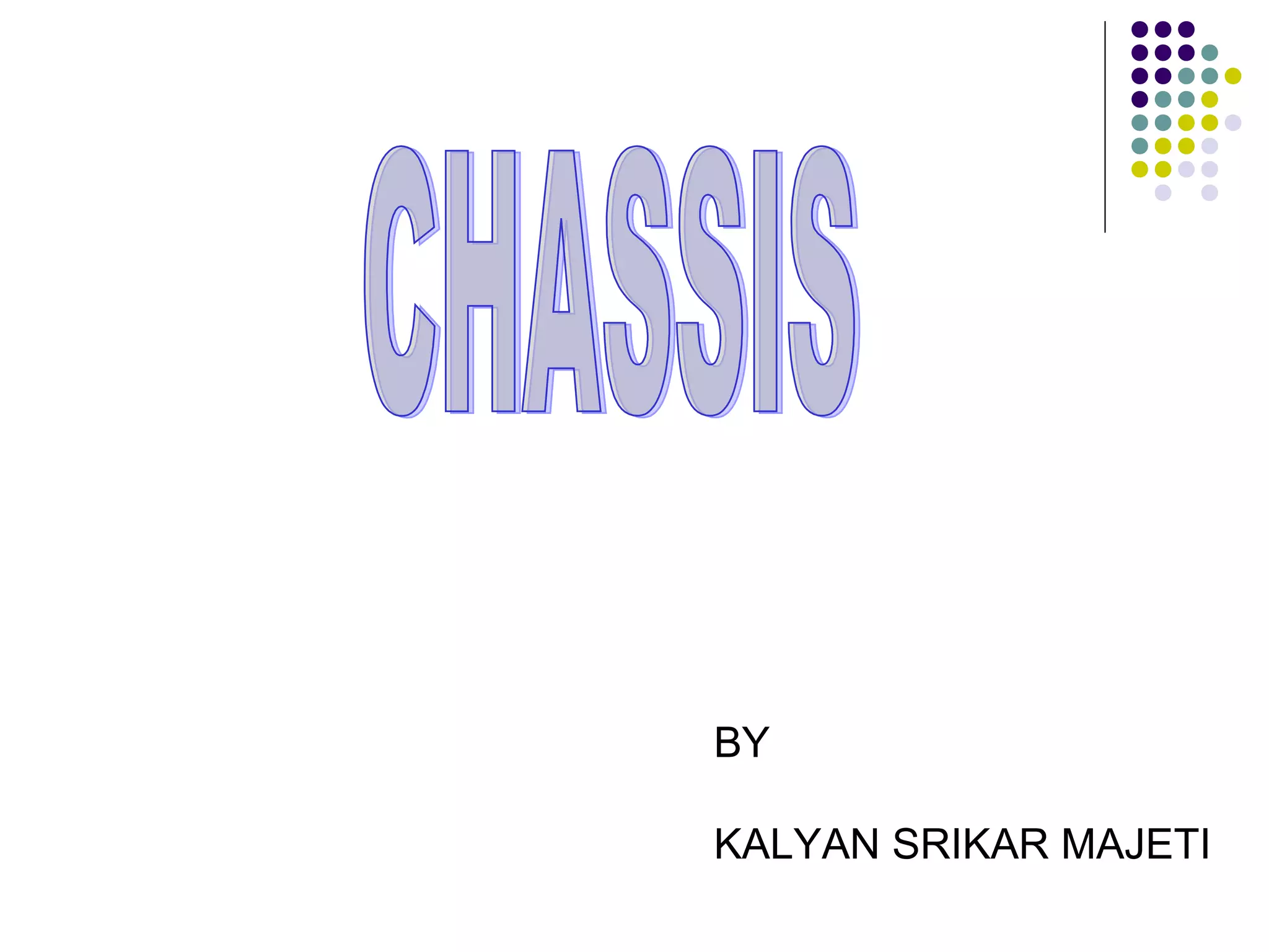 AUTOMOBILE CHASSIS PPT