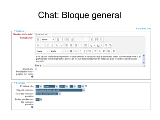 Chat: Bloque general
 