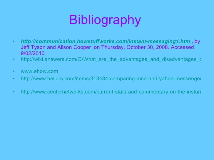 Chat And Instant Messaging