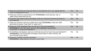 Two screening tests for autism disorder in children | PPTX
