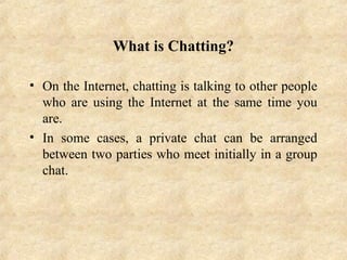 Chat application | PPT