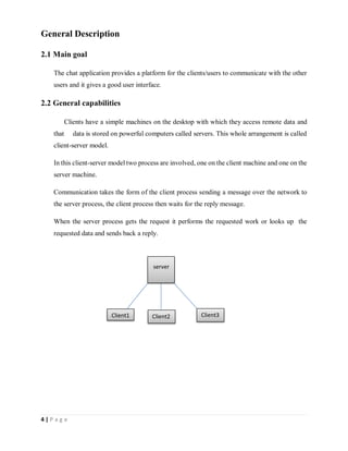 CHAT APPLICATION THROUGH CLIENT SERVER MANAGEMENT SYSTEM PROJECT REPORT ...