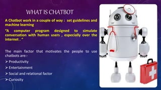AI Based Health Care Chatbot System | PPTX