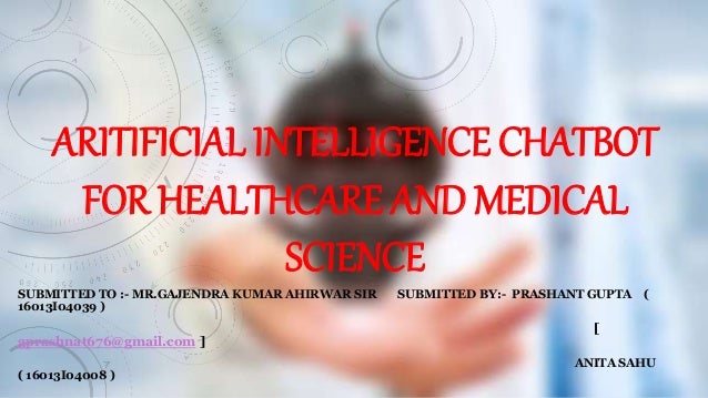 A I Based Chatbot On Healthcare And Medical Science A I Based Chatbot On Healthcare And Medical Science
