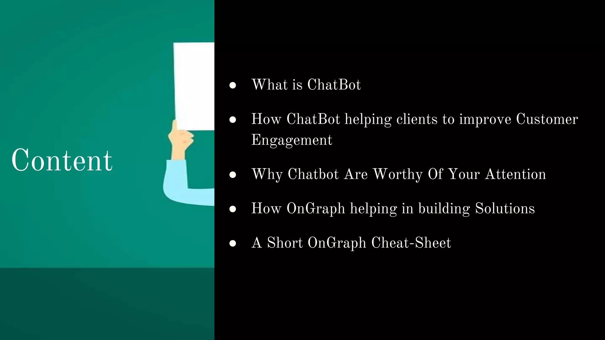 Chatbot cheatsheet | PPT