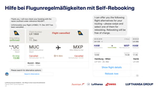 Lufthansa Group Chatbots – Der Weg in einen neuen Kundenkanal
Hilfe bei Flugunregelmäßigkeiten mit Self-Rebooking
Februar ...