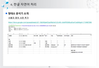 l ??? ??? ??
6. ?? ??? ??
??? ?? ?? ??
https://docs.google.com/spreadsheets/d/1-9blXKjtjeKZqsf4NzHeYJCrr49-nXeRF6D80udfcwY/edit#gid=1718487366
66
 