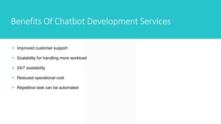 Chatbot Development Services - Pattem Digital | PPTX