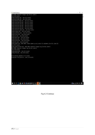 17 | P a g e
Fig 6.2 Continue
 