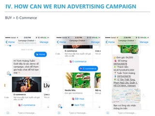 IV. HOW CAN WE RUN ADVERTISING CAMPAIGN
BUY > E-Commerce
 