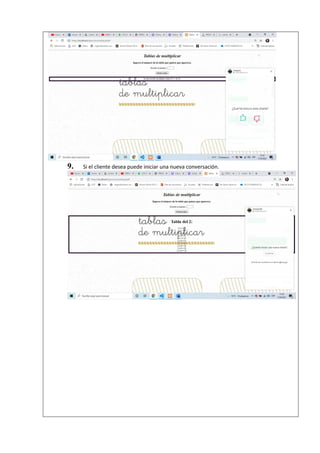 9. Si el cliente desea puede iniciar una nueva conversación.
 