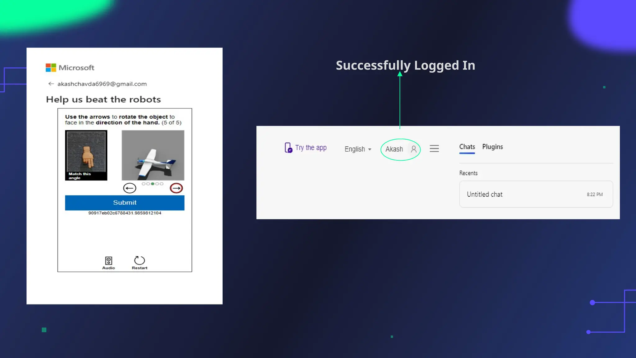 Successfully Logged In