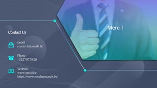 Merci !
Contact Us
Website
www.smals.be
https://www.smalsresearch.be/
Phone
+3227875928
Email
research@smals.be
 