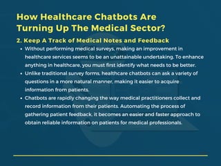 The Role of Chatbots in the Healthcare Industry | PDF