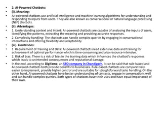 Chatbots Rule Based Vs. AI Powered Chatbots.pptx