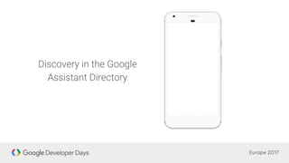 Create An Amazing Apps For The Google Assistant!