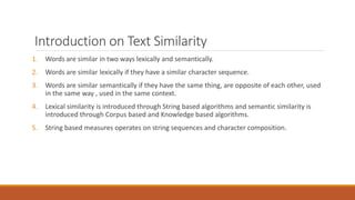 Chat bot using text similarity approach | PPTX