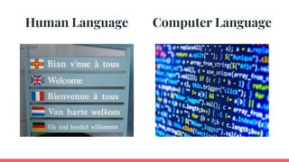 Computer LanguageHuman Language
 