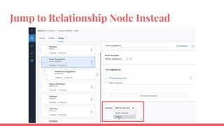 Jump to Relationship Node Instead
 