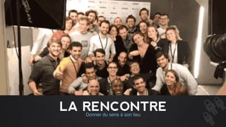 TRAVAILLER ENSEMBLE
Pour vivre mieux
Comme on donne du sens à sa vie, on
souhaite de plus en plus en donner au
lieu où on travaille. Le coworking vise à
mélanger les compétences car peu
importe d’où l’on vient, on se réunit pour
vivre une aventure collective.
LE COWORKING
La recette du succès
N’ont pas besoin de bureaux ﬁxes
pour exercer leur métier
Commerciaux
Se déplacent régulièrement chez
leurs clients
Comptables
Adeptes du télétravail de la
première heure
Développeurs
Souffrent souvent de l’isolement
dans leurs métiers
Artisans
 