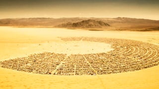 BURNING MAN
Les principes
Gifting
Pas d’échange d’argent
Civic responsibility
Règles élémentaires
Decommodification
Pas de marketing
Self-expression
Aucun jugement
Communal effort
Entraide des habitants
Immediacy
Vivre l’instant présent
Radical inclusion
Tout le monde peut venir
Leaving no trace
À part le sable
 