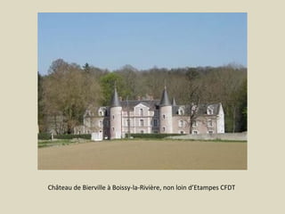 Château de Bierville à Boissy-la-Rivière, non loin d’Etampes CFDT

 