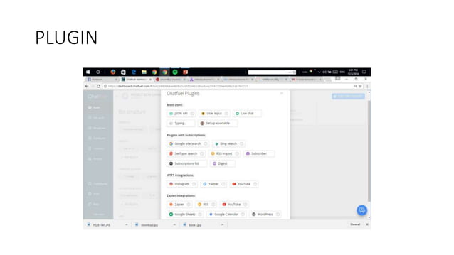 Interface Chatfuel Chatfuel ๑๐๑ | PPTX