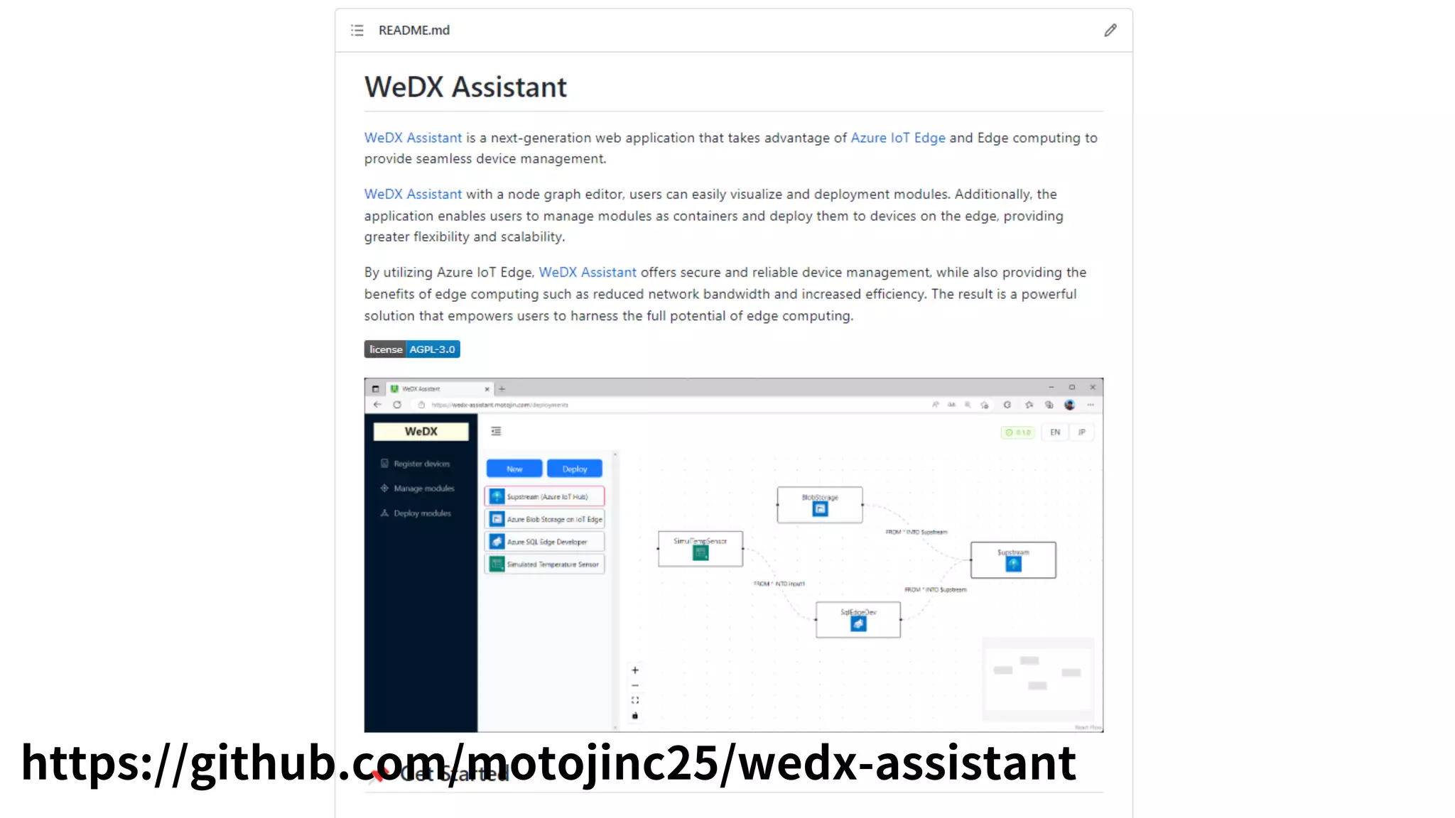 https://github.com/motojinc25/wedx-assistant
 