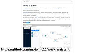 https://github.com/motojinc25/wedx-assistant
 