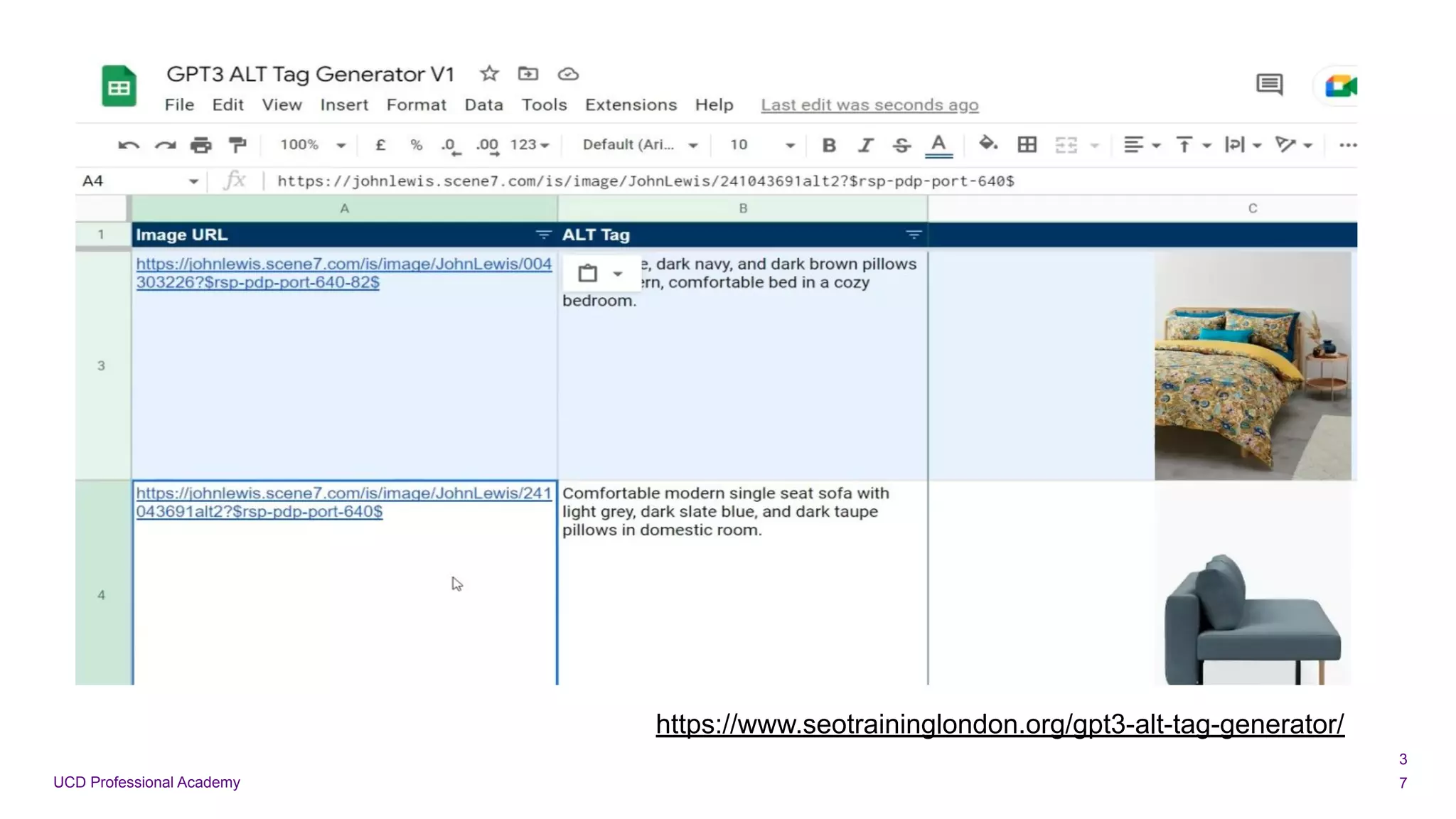 UCD Professional Academy
3
7
https://www.seotraininglondon.org/gpt3-alt-tag-generator/
 
