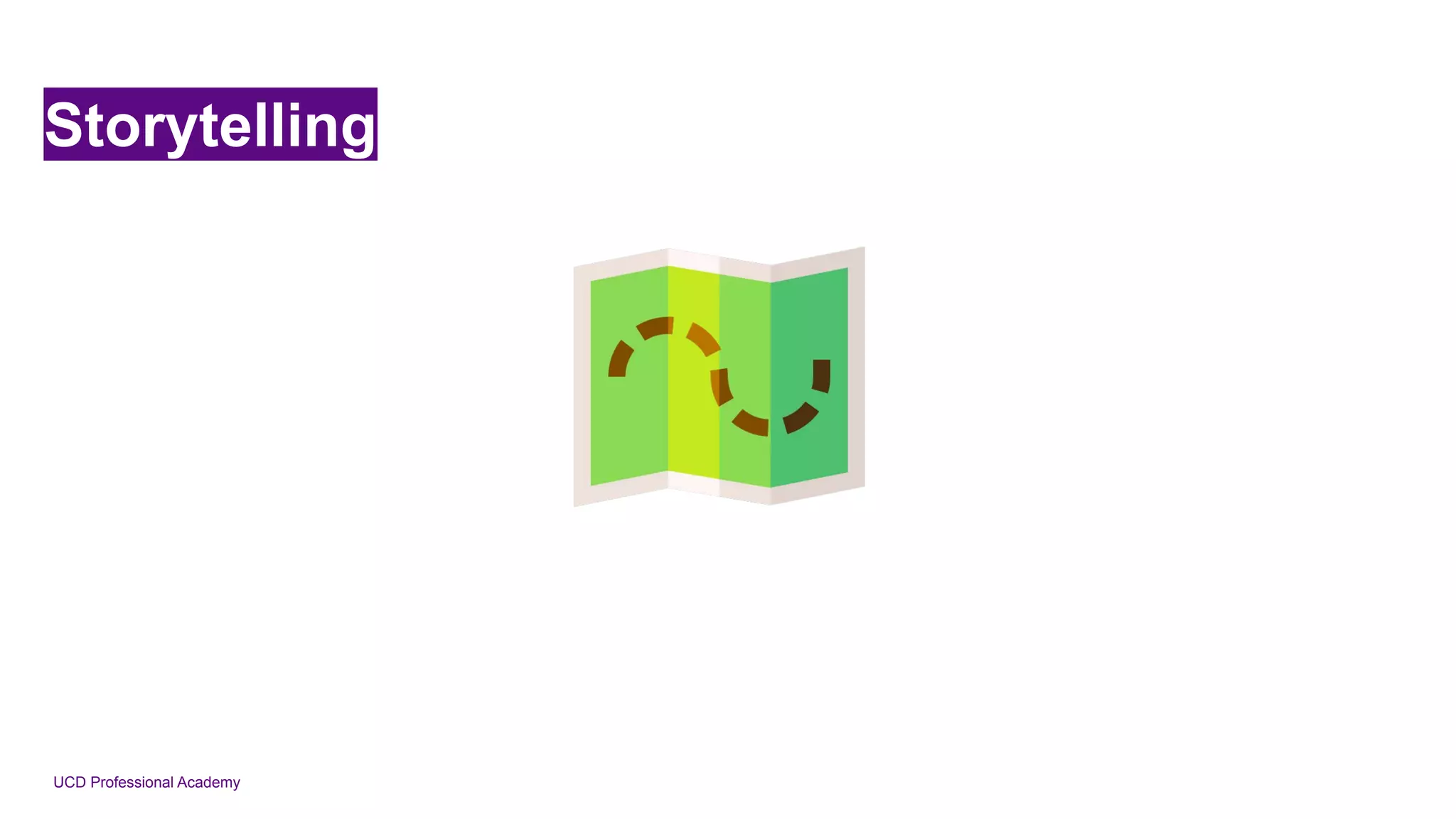 UCD Professional Academy
Storytelling
 