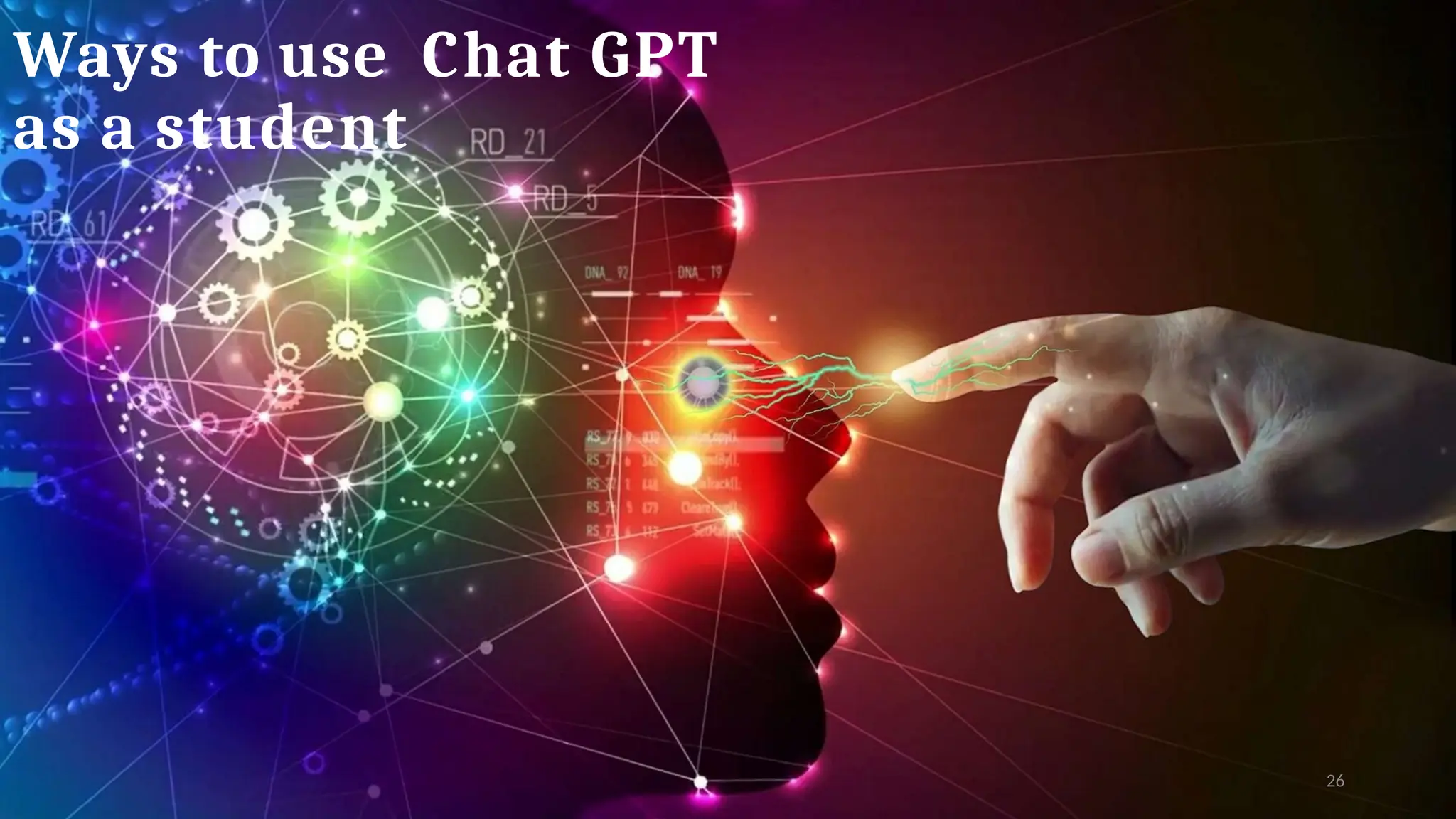 Ways to use Chat GPT
as a student
26
 