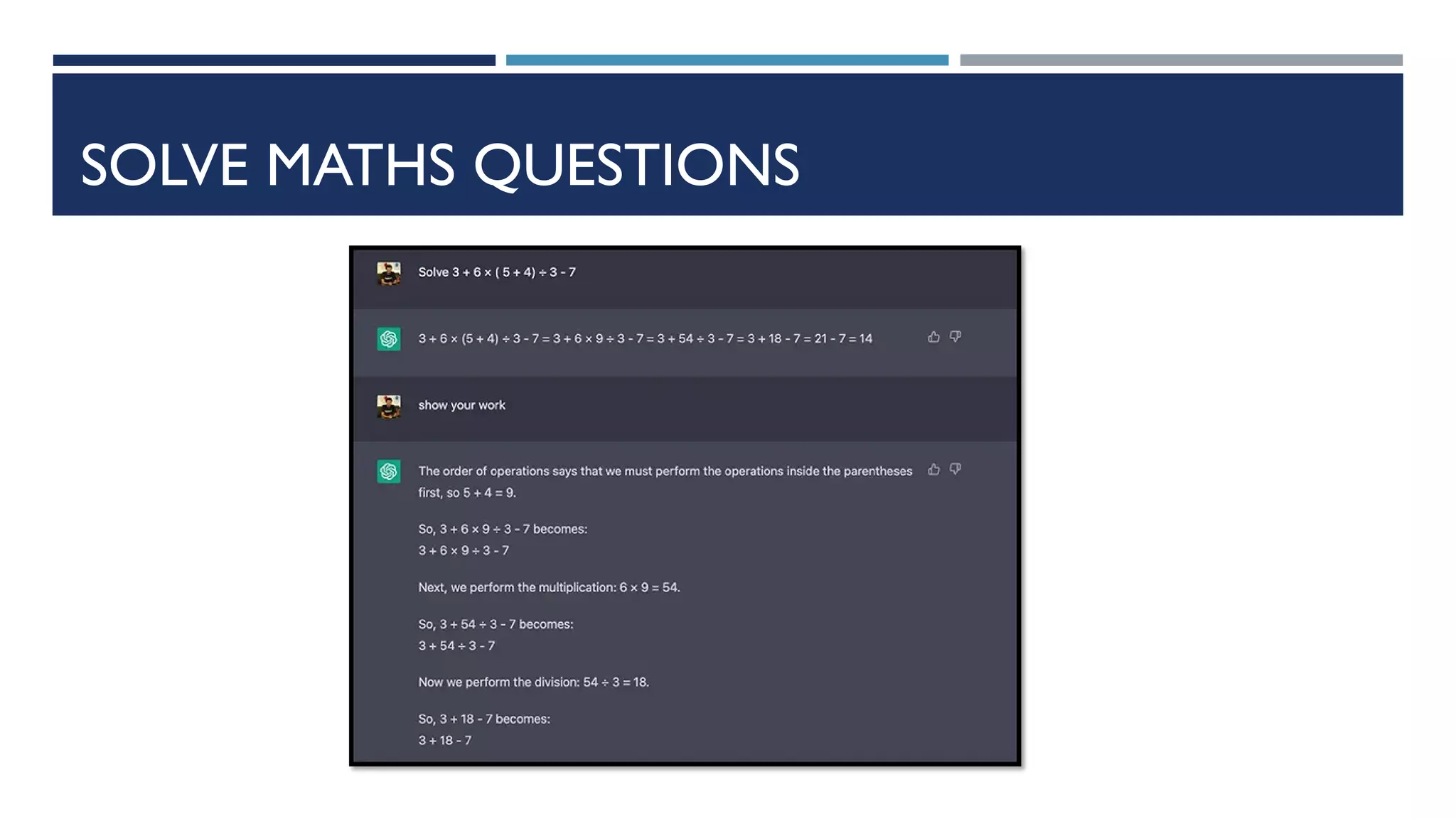 SOLVE MATHS QUESTIONS
 