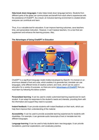 Chatgpt in education | PDF