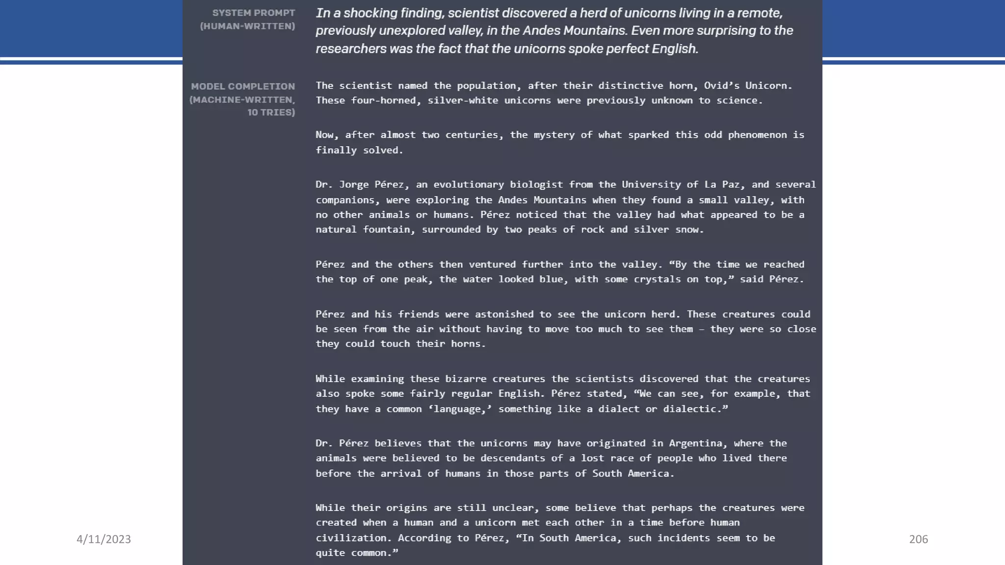 4/11/2023 Piji Li, LLM&ChatGPT 206
 