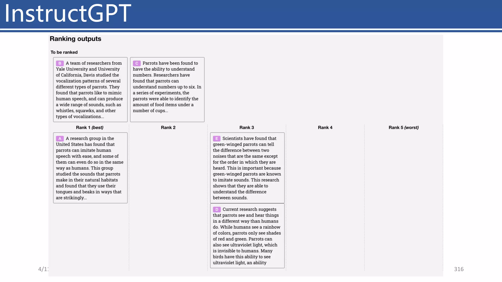 InstructGPT
4/11/2023 Piji Li, LLM&ChatGPT 316
 