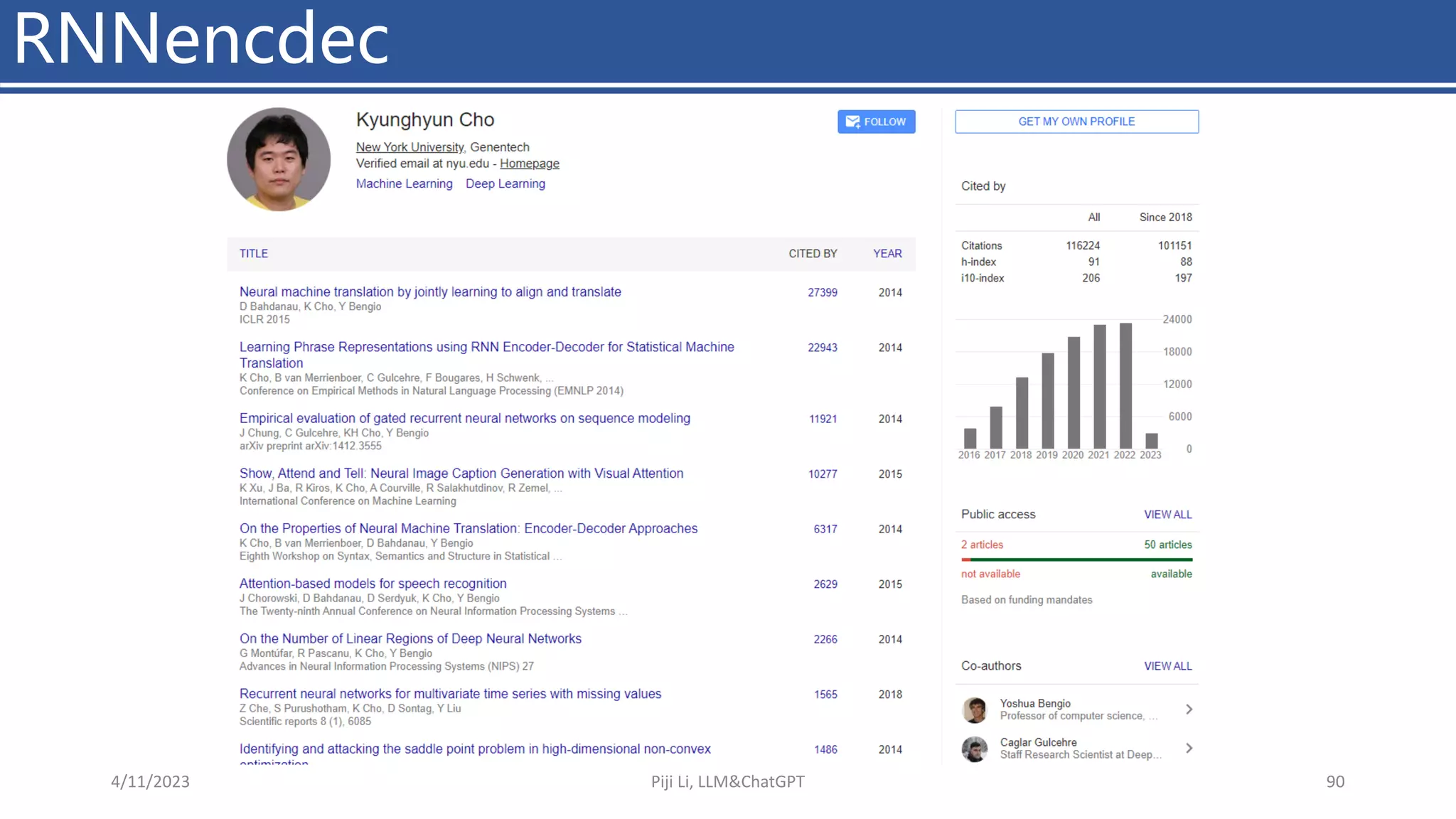 RNNencdec
4/11/2023 Piji Li, LLM&ChatGPT 90
 
