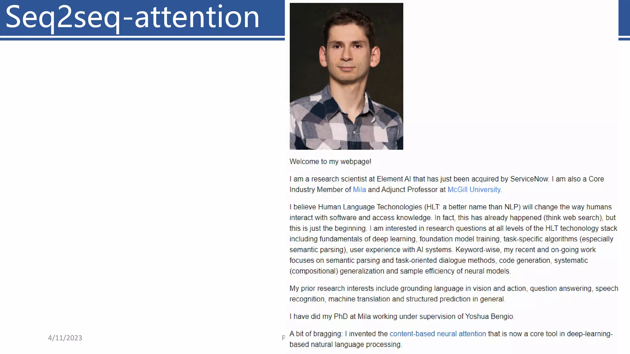 Seq2seq-attention
4/11/2023 Piji Li, LLM&ChatGPT 96
 