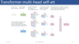 Transformer-multi-head self-att
4/11/2023 Piji Li, LLM&ChatGPT 123
 