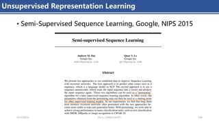 Unsupervised Representation Learning
• Semi-Supervised Sequence Learning, Google, NIPS 2015
4/11/2023 Piji Li, LLM&ChatGPT 169
 