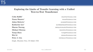 T5
4/11/2023 Piji Li, LLM&ChatGPT 225
 