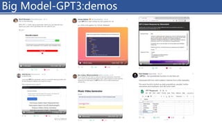 Big Model-GPT3:demos
4/11/2023 Piji Li, LLM&ChatGPT 240
 