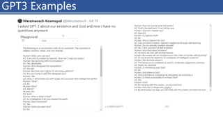 GPT3 Examples
4/11/2023 Piji Li, LLM&ChatGPT 242
 