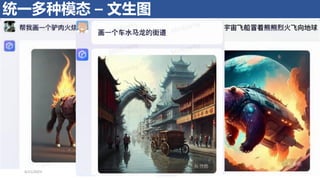 4/11/2023 Piji Li, LLM&ChatGPT 442
统一多种模态 – 文生图
 