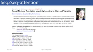 Seq2seq-attention
4/11/2023 Piji Li, LLM&ChatGPT 94
 