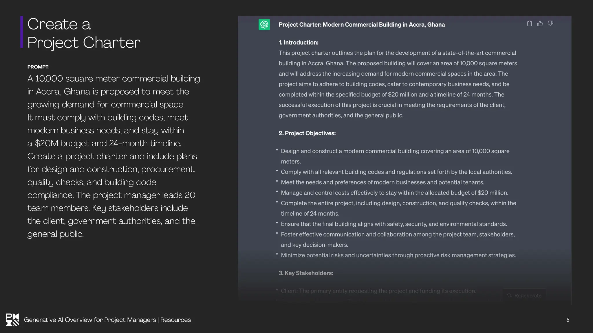 Prompt Engineering techniques for project managers | PDF