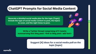 ChatGPT Prompts for Content Creation | PDF