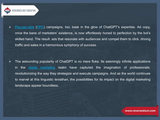 Emergence of Chat GPT, what it means for industry, advertisers and tech  professionals