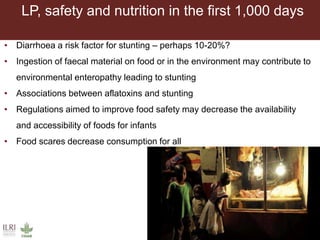 The influence of livestock products (LP) on nutrition during the first 1000 days
